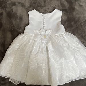 Toddler white dress